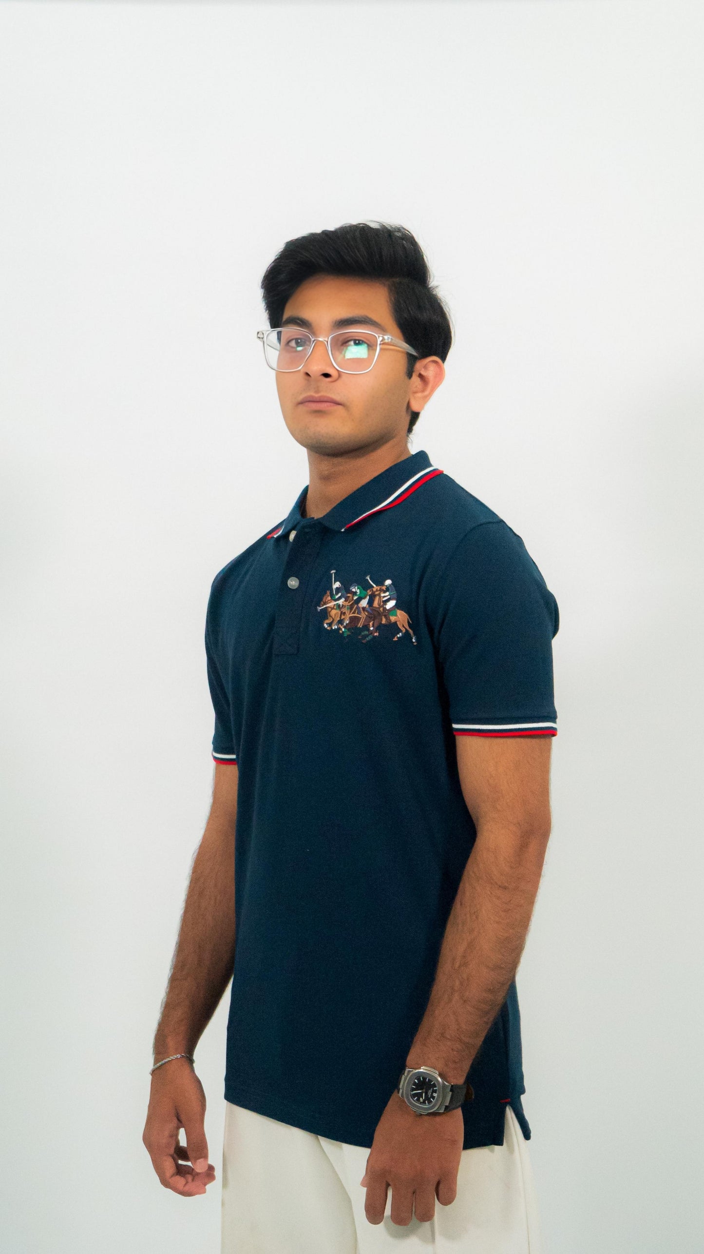 Monarch Club Signature Polo – Midnight Navy