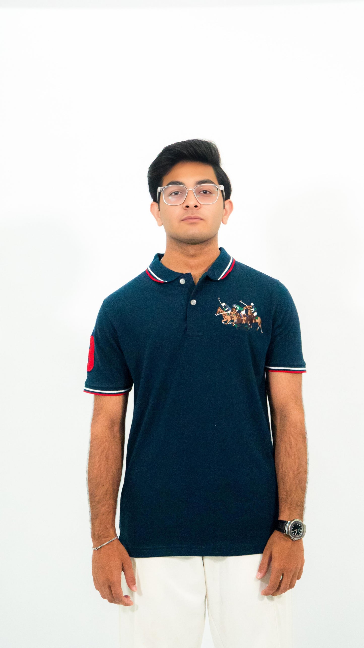 Monarch Club Signature Polo – Midnight Navy