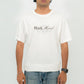 Work Hard White relaxed fit Graphic Tee