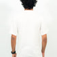 Work Hard White relaxed fit Graphic Tee