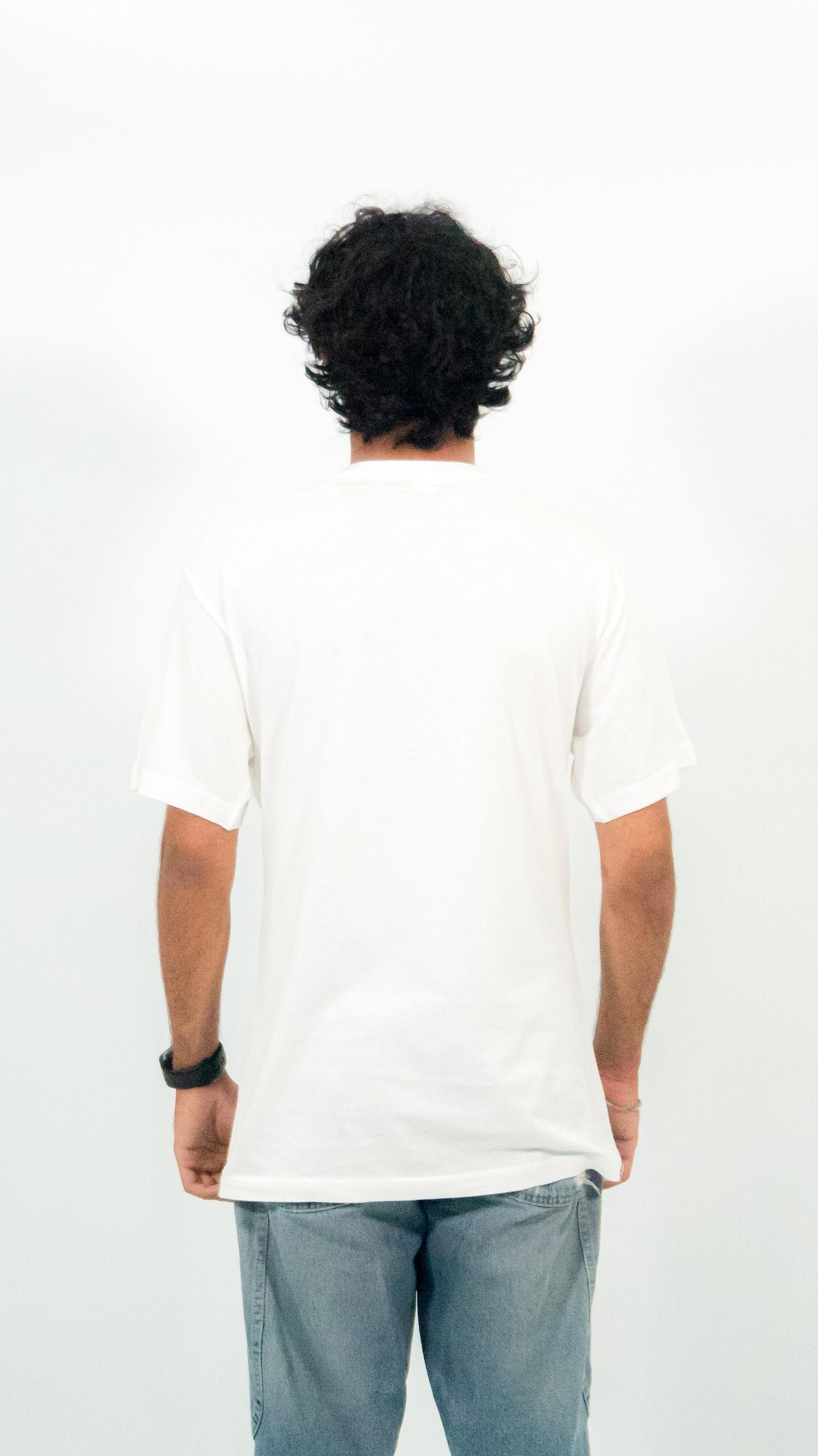 Work Hard White relaxed fit Graphic Tee