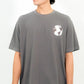Overthinking" Limited Edition Oversized Graphic T-Shirt – Charcoal Gray | Monarch Club