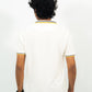 Classic White Polo Shirt with Yellow & Black Trim – Monarch Club
