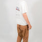 PORSCHE 911 OVERSIZED TEE IN WHITE